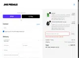 JHS Pedals coupon verification screenshot