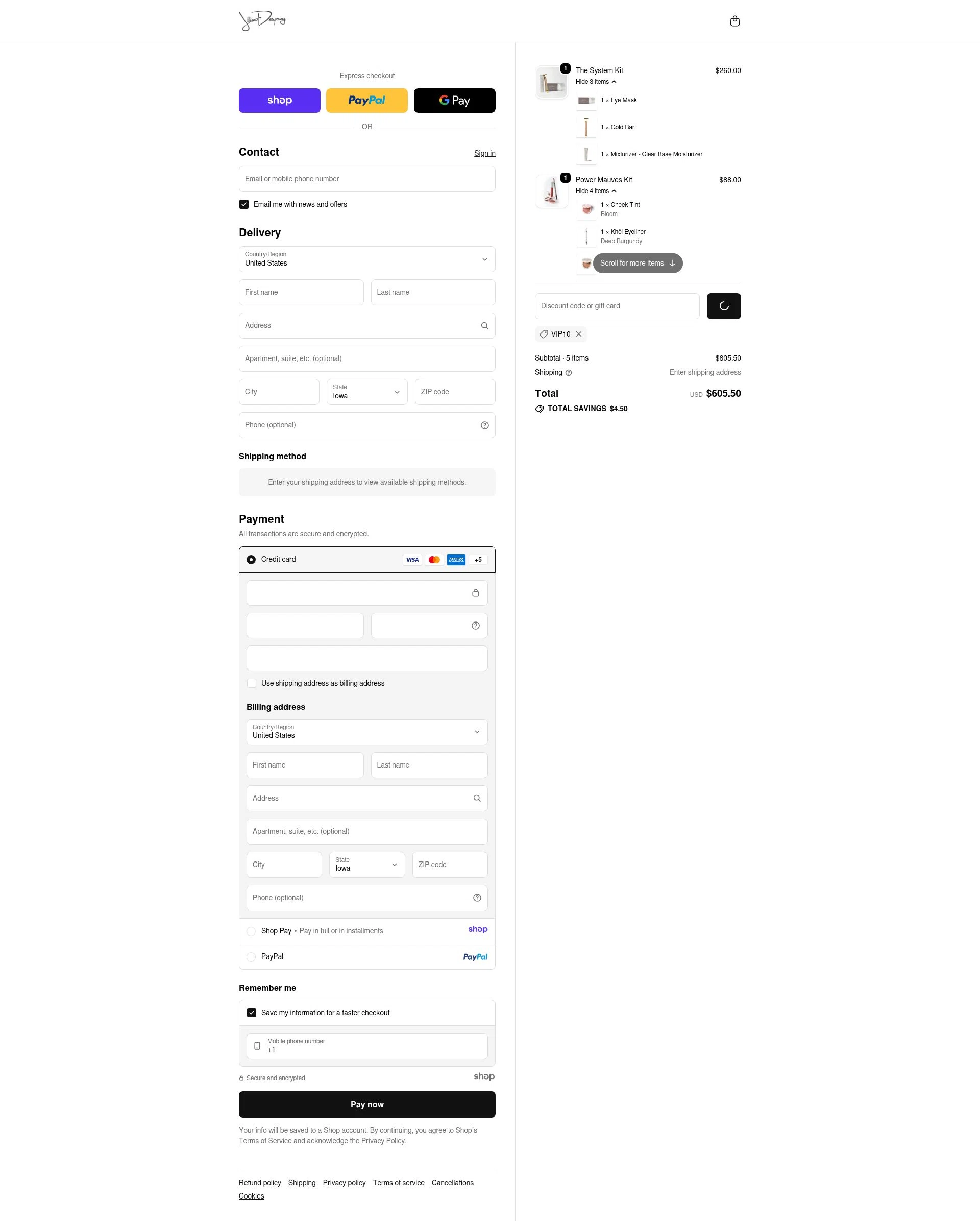 Jillian Dempsey checkout page showing Jillian Dempsey discount code box | Screenshot taken by SimplyCodes community member on Dec 27, 2025