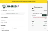 Jim Green Footwear coupon verification screenshot