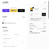 Jiminys coupon verification screenshot