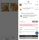 Jimmys Famous Seafood coupon verification screenshot
