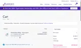 WELCOME coupon verification screenshot