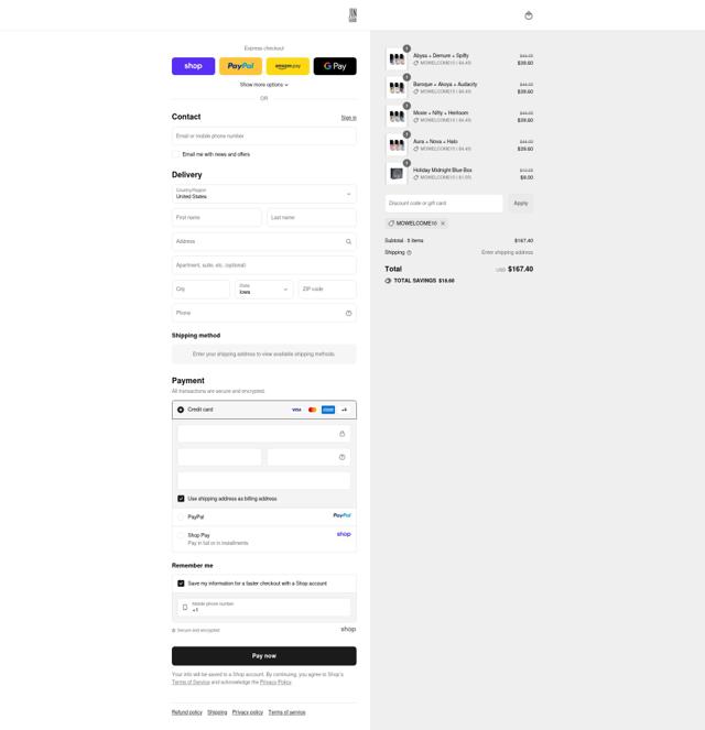 JINsoon checkout page showing JINsoon discount code box | Screenshot taken by SimplyCodes community member on Sep 13, 2025