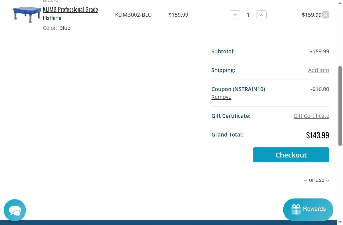 J&J Dog Supplies checkout page showing J&J Dog Supplies promo code box | Screenshot taken by SimplyCodes community member on Jan 8, 2026
