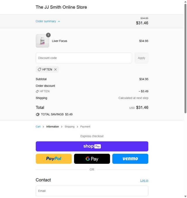 JJ Smith checkout page showing JJ Smith discount code box | Screenshot taken by SimplyCodes community member on Aug 16, 2025