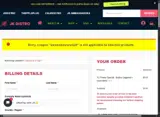 J & K Distribution Co. coupon verification screenshot
