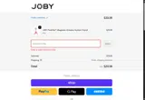 JOBY coupon verification screenshot