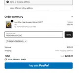 FRENCHDEADPOOL coupon verification screenshot