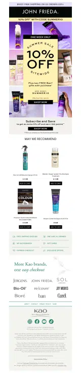 SUMMER10 coupon verification screenshot