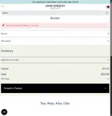 RETURN25 coupon verification screenshot