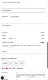 MERINO15 coupon verification screenshot