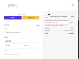 JOIANA JEWELRY coupon verification screenshot