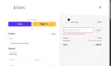JOIANA JEWELRY coupon verification screenshot