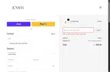 JOIANA JEWELRY coupon verification screenshot