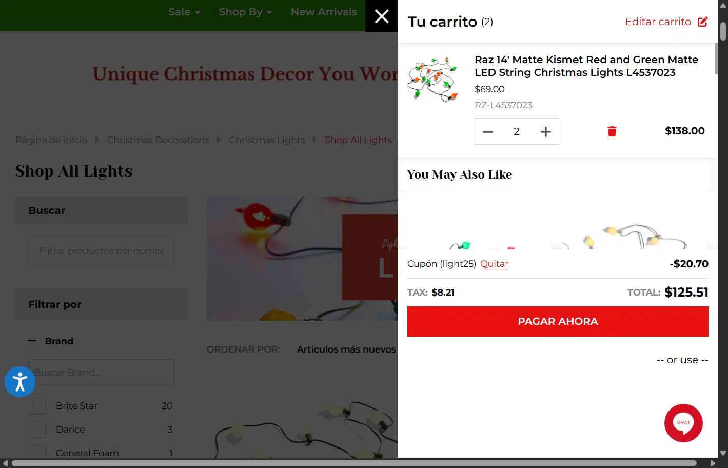 The Jolly Christmas Shop checkout page showing The Jolly Christmas Shop promo code box | Screenshot taken by SimplyCodes community member on Nov 12, 2025