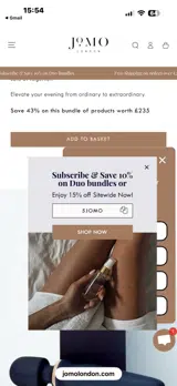 5JOMO coupon verification screenshot