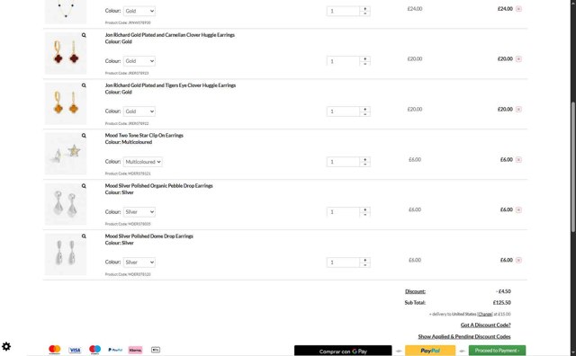 Jon Richard checkout page showing Jon Richard discount code box | Screenshot taken by SimplyCodes community member on Aug 14, 2025