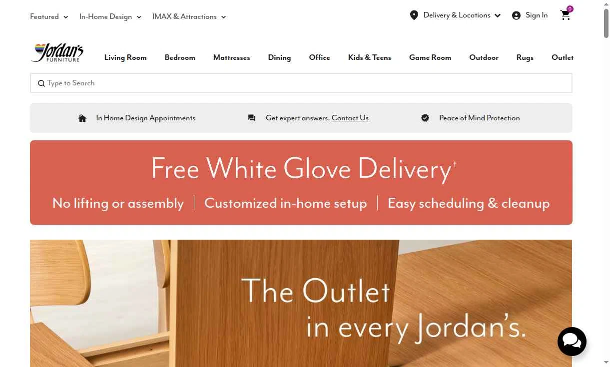 Jordan's Furniture checkout page showing Jordan's Furniture promo code box | Screenshot taken by SimplyCodes community member on Jun 9, 2025