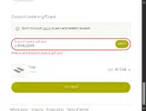JJ15WELCOME coupon verification screenshot