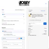 Josey Records coupon verification screenshot