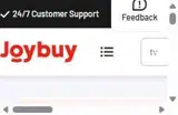 JoyBuy coupon verification screenshot