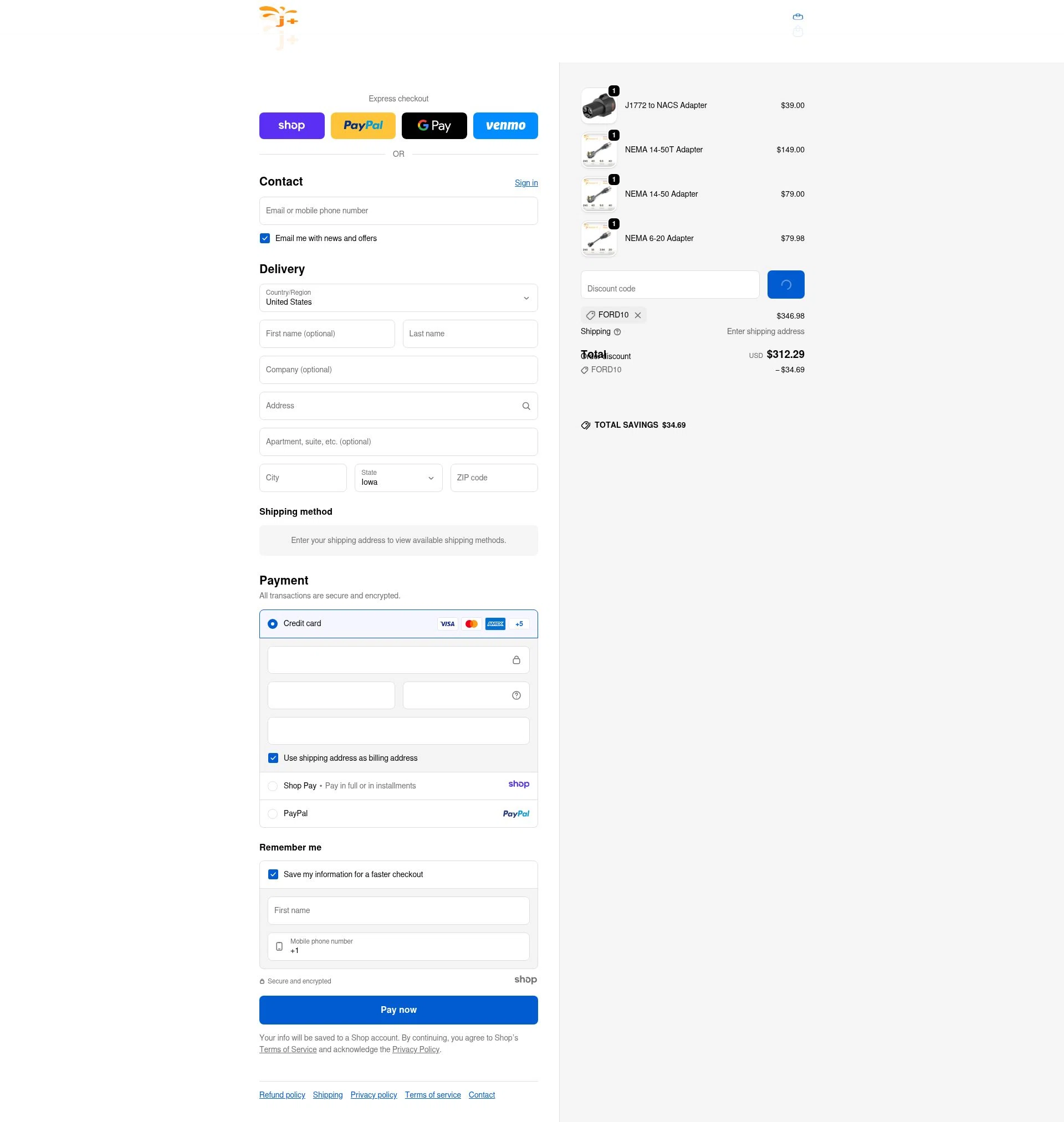 J+ Booster 2 checkout page showing J+ Booster 2 promo code box | Screenshot taken by SimplyCodes community member on Dec 27, 2025