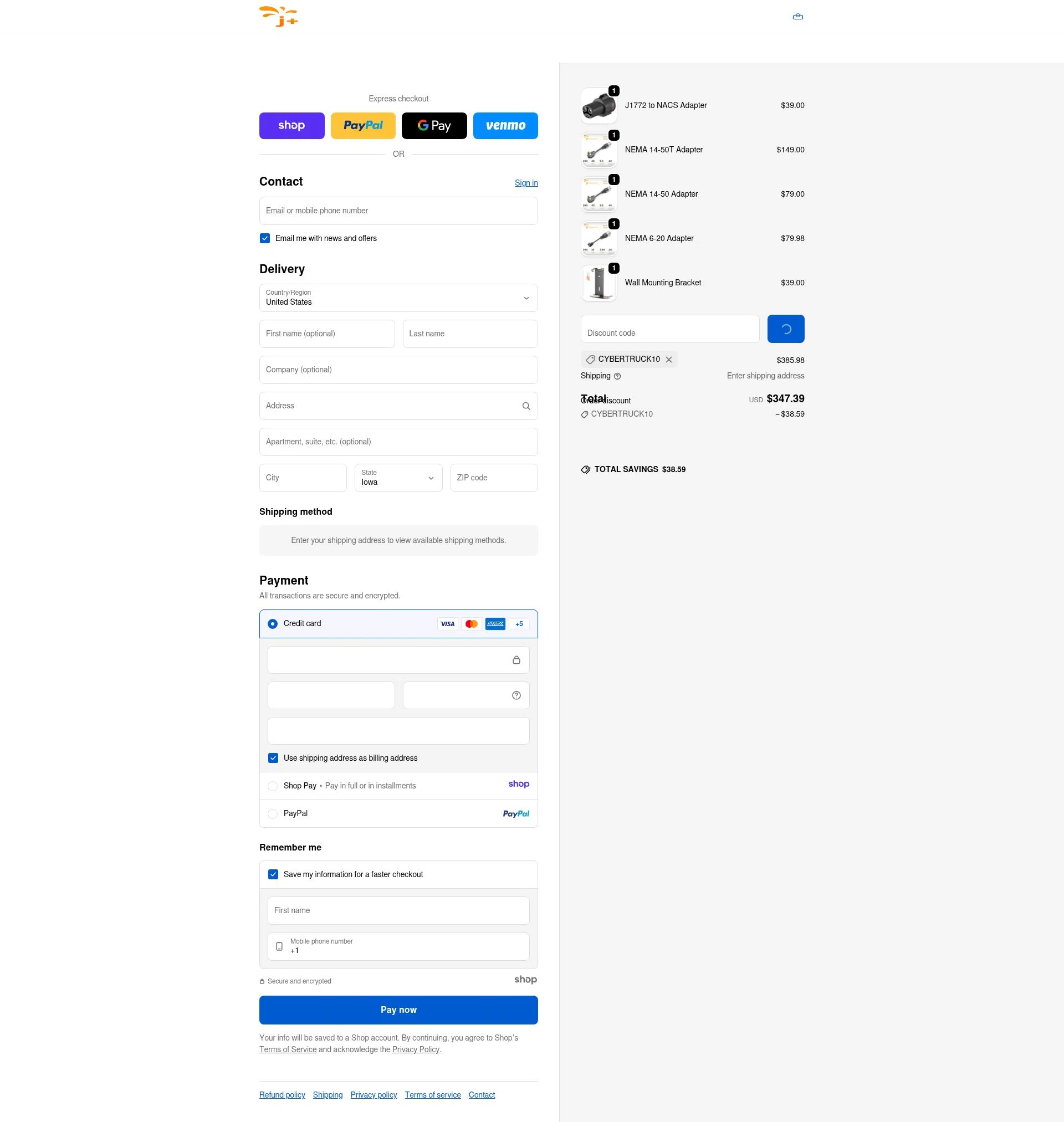 J+ Booster 2 checkout page showing J+ Booster 2 promo code box | Screenshot taken by SimplyCodes community member on Jan 1, 2026