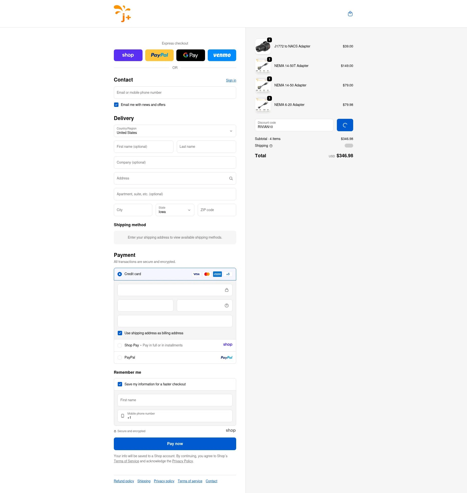 J+ Booster 2 checkout page showing J+ Booster 2 promo code box | Screenshot taken by SimplyCodes community member on Dec 27, 2025