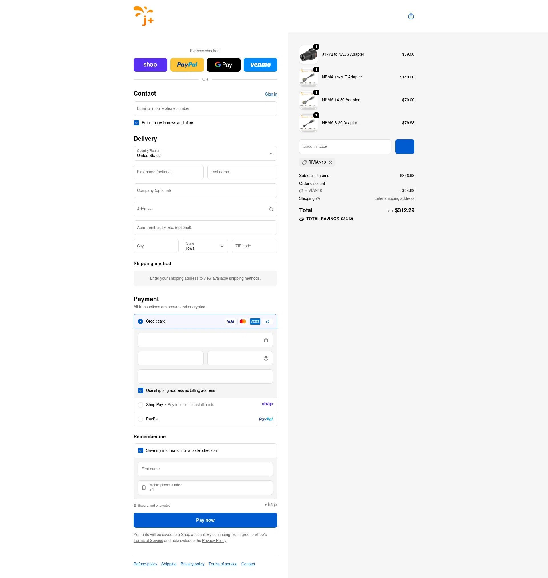 J+ Booster 2 checkout page showing J+ Booster 2 promo code box | Screenshot taken by SimplyCodes community member on Dec 22, 2025