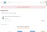 Judaica Web Store coupon verification screenshot