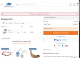 Judaica Web Store coupon verification screenshot