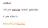 NEW10 coupon verification screenshot