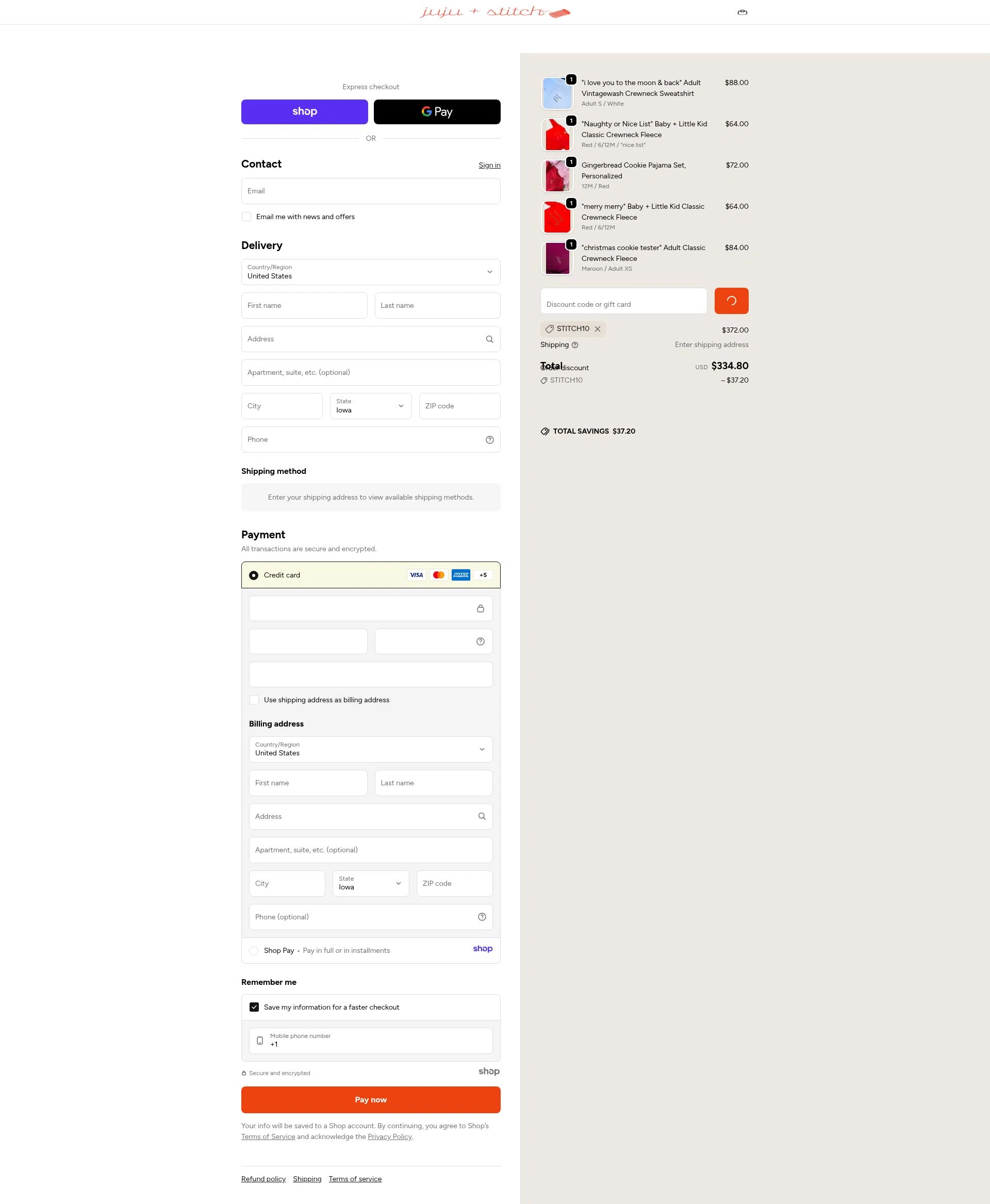 juju + stitch checkout page showing juju + stitch promo code box | Screenshot taken by SimplyCodes community member on Dec 31, 2025
