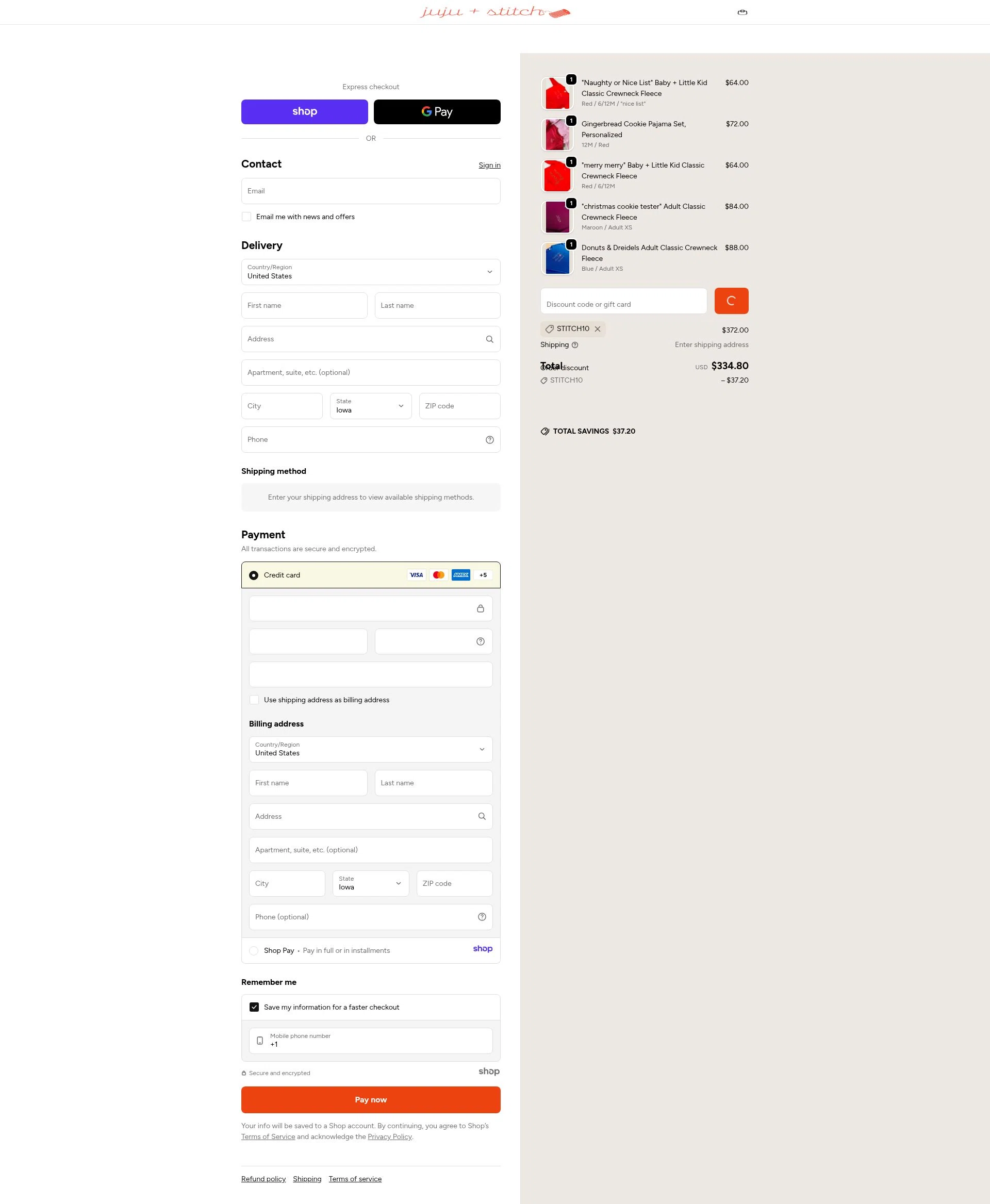 juju + stitch checkout page showing juju + stitch promo code box | Screenshot taken by SimplyCodes community member on Dec 26, 2025