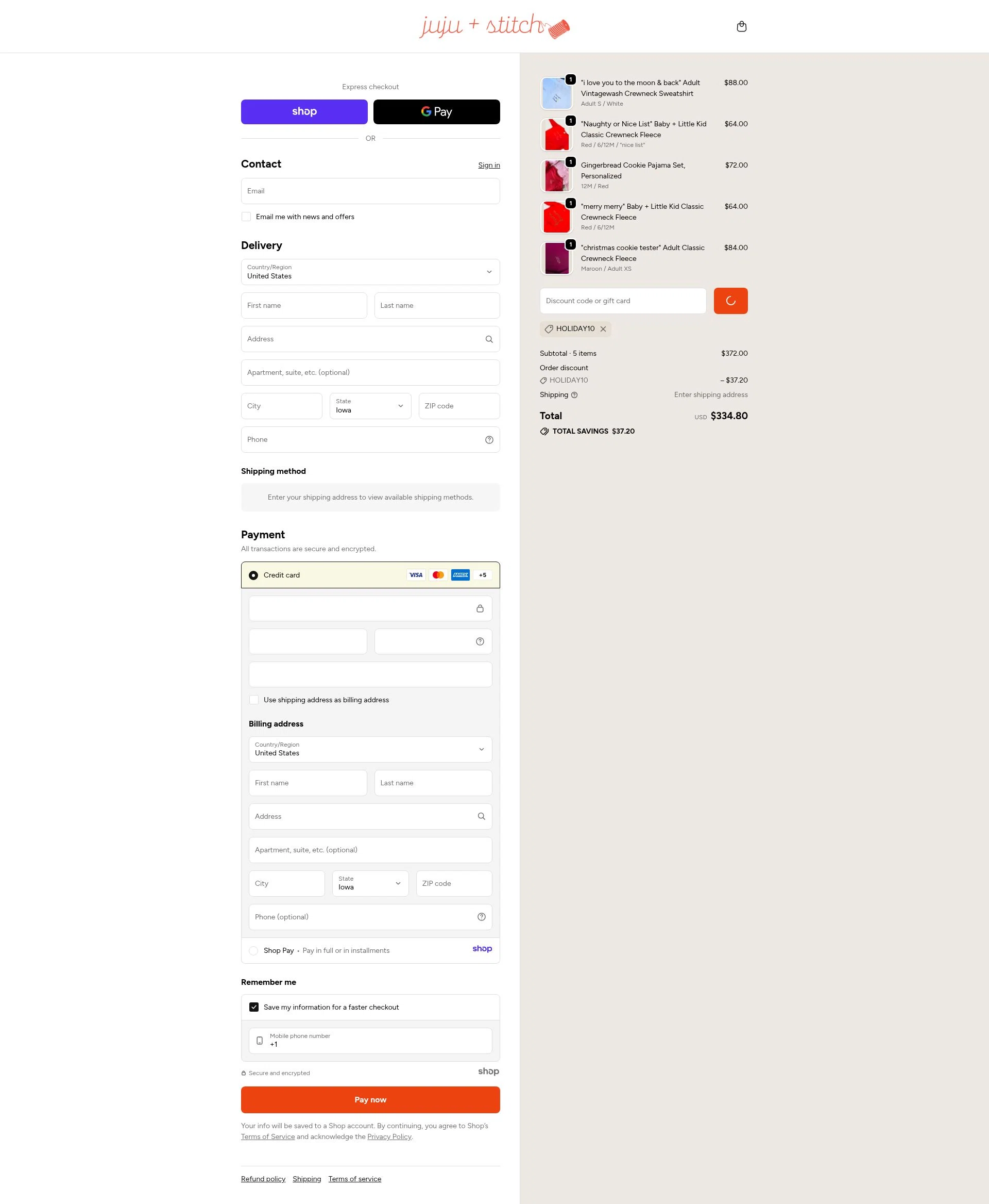 juju + stitch checkout page showing juju + stitch promo code box | Screenshot taken by SimplyCodes community member on Dec 31, 2025
