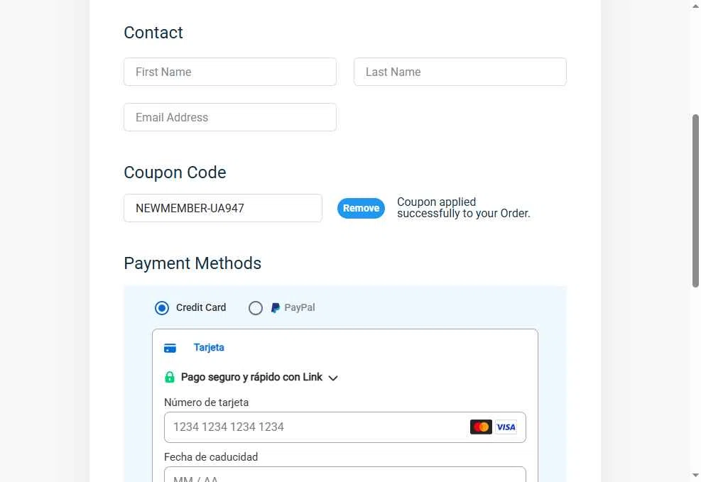 Jumpspeak checkout page showing Jumpspeak coupon code box | Screenshot taken by SimplyCodes community member on Oct 10, 2025