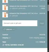 JJBOGO coupon verification screenshot