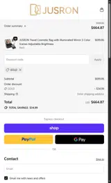 GOLD coupon verification screenshot