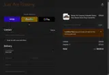 Just Art Pottery coupon verification screenshot