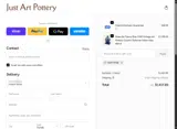 Just Art Pottery coupon verification screenshot