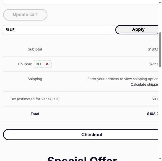 Just Delta checkout page showing Just Delta coupon code box | Screenshot taken by SimplyCodes community member on May 28, 2025
