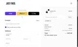 JUST FRED coupon verification screenshot