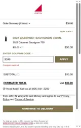 3CAB coupon verification screenshot