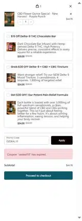 OZDEAL10 coupon verification screenshot
