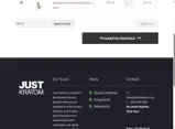 Just Kratom coupon verification screenshot