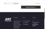Just Kratom coupon verification screenshot