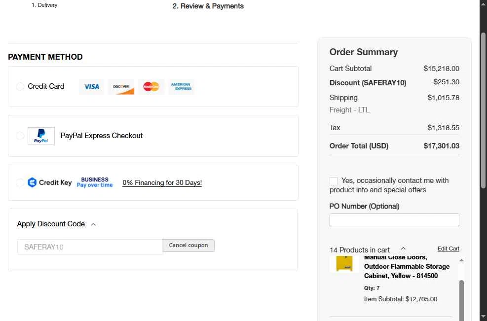 JustRite checkout page showing JustRite promo code box | Screenshot taken by SimplyCodes community member on Jun 5, 2025