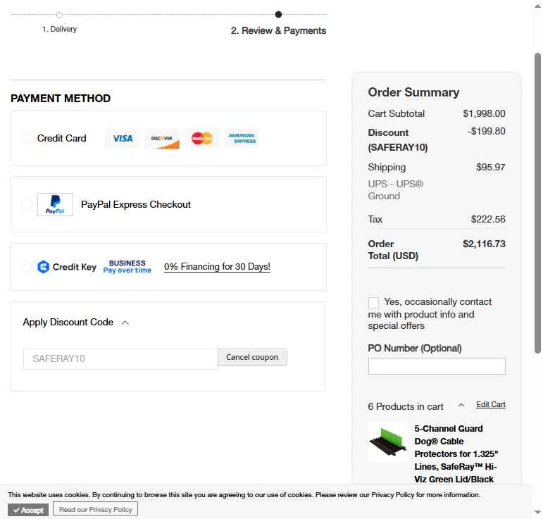 JustRite checkout page showing JustRite promo code box | Screenshot taken by SimplyCodes community member on Aug 31, 2025