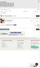 SHEEPSKIN5 coupon verification screenshot