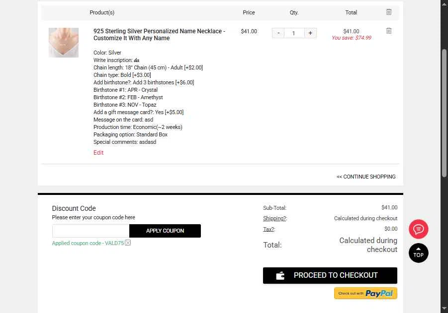 Justyling checkout page showing Justyling promo code box | Screenshot taken by SimplyCodes community member on Nov 22, 2025